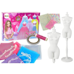 Kūrybinis meno rinkinys suknelių kūrybai Lean Toys