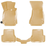 Guminiai kilimeliai beige 3D RIZLINE audi a6 c7 (2011-2018)