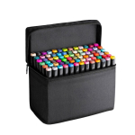 Dvipusių flomasterių rinkinys ColorTwist, 80 vnt.