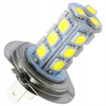 Led lemputė ME Premium H7 18x Smd 5050, Led H7 18x Smd 5050 Dienos Baltos Spalvos 5w Drl, ME Premium
