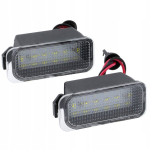 LED numerių ap&scaron;vietimo rinkinys ME Premium, 2 Led Numerio Žibintų Rinkinys, Ford C-Max Ii Fiesta Mk7 Focus 2 Mk2 Focus 3 Mk3 Kuga Mondeo 4 Mk4 S-Max Tourneo Transit 14- Galaxy Jaguar Xf Xj, ME Premium
