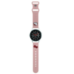 Hello Kitty Pasek Uniwersalny HKUWLSCHBLP Silicone Kitty Head r&oacute;żowy|pink strap 22mm