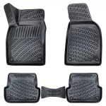 Guminiai kilimeliai juodi 3D RIZLINE AUDI A4 (2001-2008)