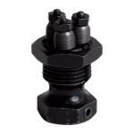 Stipinų sriegimo galvutė Cyclo 12G, juoda