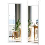 Sieninis veidrodis Costway, 37x2x120 cm, baltas