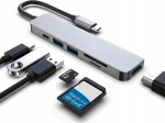 Hub Usb-c 6in1: Hdmi 4k, Usb 3.0, Sd, Pd 100w
