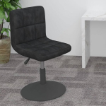 Pasukama baro taburetė, juodos spalvos, aksomas