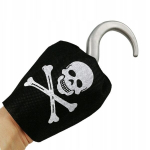 Piratų kablys piratų aksesuarai maskuotė kanauninkas Helovino karnavalas