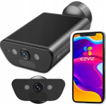 Ezviz EB5 CS-EB5-4K Lauko 8MP 4K Wi-Fi Baterijos Kamera su 1.4W Saulės Skydeliu MicroSD / Naktinis Matymas Pilka