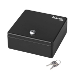 Monetų dėžutė Mini formatas S - MASTER LOCK - Su raktu - Metalas - Juoda