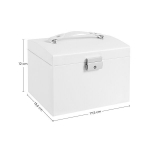 Rakinama papuo&scaron;alų dėžutė balta