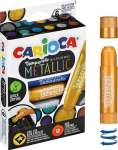 Carioca Temperiniai dažai Metallic, 6 spalvų