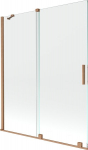 Vonios sienelė Mexen Velar II, Brushed copper, 140 x 150 cm