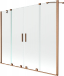 Vonios sienelė Mexen Velar Duo II, Brushed copper, 190 x 150 cm
