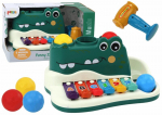 Žaislinis metalofonas su kamuoliukų žaidimu Lean Toys