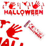 Gelinė lango dekoracija Halloween, raudona