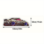 Neįprastos formos automobilio kilimėlis, 50 * 150 cm / 19,6 * 59 colių