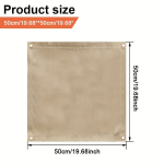 Stiklo pluo&scaron;to BBQ apsauginis kilimėlis, 50cm/19,68*50cm/19,68