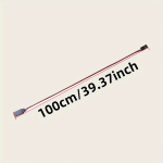 10VNT RC Servo Pratęsimo Kabelių Rinkinys Modeliams,  100CM30 gyslų prailginimo kabelis 10PSC