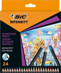 Bic Intensity akvarelinės kreidelės, 24 spalvos