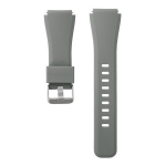 &bdquo;BestAccessories&ldquo;, 22 mm pločio silikoninis dirželis, pilkas