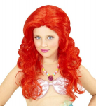 Perukas undinėlė raudona