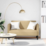 Loveseat sofa, &scaron;viesiai žalia pilka, 109cm, velvetinis audinys