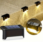 LED Saulės pakraunamos lempos 8 vnt. su prieblandos jutikliu