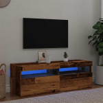 Televizoriaus spintelė，TV spintelė，TV staliukas su LED, medienos, 120x35x40cm, mediena CFE970866