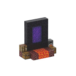 Minecraft Stiliaus Magnetinis Konstruktorius - Portalas - 32 vnt