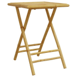 Sulankstomas sodo stalas，Lauko stalas, 55x55x75cm, bambukas CFE906632