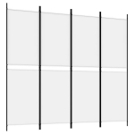 Kambario Pertvara，kambario daliklis, 4 dalių, baltos spalvos, 200x180cm, audinys CFE404271