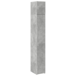 Siaura spintelė daiktams, betono pilka, 30x42,5x225cm, mediena CFE51472