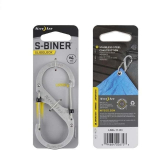 Karabinas Nite Ize S-Biner SlideLock, pilkas