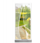 design4door magnetinis durų tinklelis nuo vabzdžių, 75 &times; 225 cm, baltas