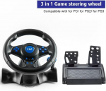 Žaidimų vairas su USB TurboGT 3 in 1