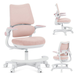 Mark Adler Junior 5.7 Pink, Ergonominė auganti vaiki&scaron;ka kėdė su kojų atrama, rožinė, 100-170 cm ūgiui