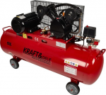Oro kompresorius su alyvos siurbliu, dviejų stūmoklių KD406, 150L, 400V, 640 l/min, 3,81 kW / 5,2 AG