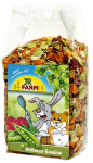 JR Farm graužikų pa&scaron;aro papildas su daržovių dribsniais Wellness Vegetables, 600 g