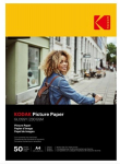 Blizgus fotopopierius Kodak Picture Paper 9891267, A4, 230g/m&sup2;, 50 lapų