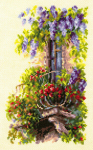 Siuvinėjimo rinkinys Magic Needle Blossoming Balcony 74-05