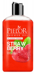 Du&scaron;o želė Pielor Shower Gel Strawberry, 500 ml
