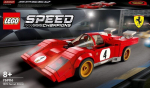 LEGO&reg; 76906 Speed Champions 1970 Ferrari 512 M lenktyninis automobilis, konstravimo žaislas vaikams