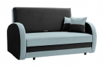 Miegamasis fotelis LOLA II, juoda/melsva