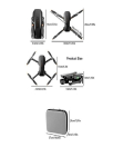 RG101 UAV dronas GPS,