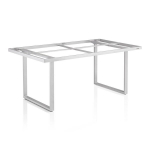 Valgomojo stalo rėmas Kettler Ego Modular Dining, 160x95x68 cm, sidabro spalvos