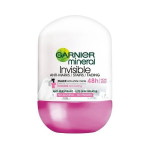 Rutulinis dezodorantas Garnier Mineral Invisible 48H, 50 ml