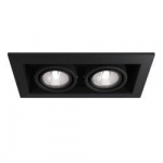 Ta&scaron;kinis &scaron;viestuvas Maytoni Downlight, juodos spalvos DL008-2-02-B