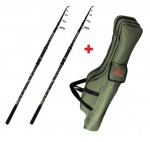 Karpinių me&scaron;kerių ir dėklo komplektas Zfish Combo Kingstone 3.60m, 80-150g, 2vnt
