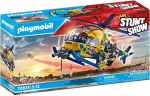 PLAYMOBIL &ndash; 70833 &ndash; Oro kaskadininkų &scaron;ou plastikinis sraigtasparnis ir filmavimo komanda 5 metų ir vyresniems vaikams